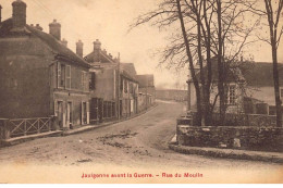 JAULGONNE : Avant La Guerre, Rue Du Moulin - Tres Bon Etat - Other & Unclassified