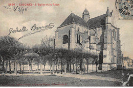 ESSOMES : L'eglise Et La Place - Tres Bon Etat - Other & Unclassified