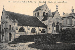 COYOLLES : L'eglise Et La Maison D'ecole - Tres Bon Etat - Other & Unclassified