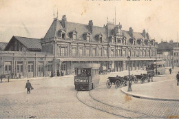 SAINT-QUENTIN : La Gare, Tramway - Etat - Saint Quentin