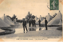 CAMP DE SISSONNE : Une Allée De Tentes - Etat - Sissonne