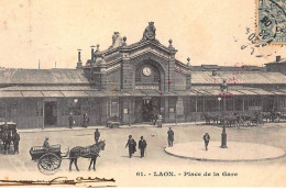 LAON : Place De La Gare (pub) - Etat - Laon