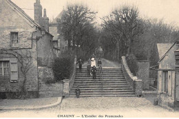 CHAUNY : L'escalier Des Promenades - Tres Bon Etat - Chauny
