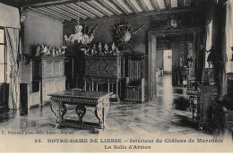 NOTRE-DAME-de-LIESSE : Interieur Du Chateau De Marchais La Salle D'armes - Tres Bon Etat - Other & Unclassified