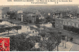 NOGENT-sur-MARNE : La Place De La Mairie Et La Grande Rue Vue Panoramique - Tres Bon Etat - Nogent Sur Marne