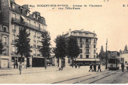 NOGENT-sur-MARNE : Avenue De Vincennes Et Place Felix-faure - Etat - Nogent Sur Marne