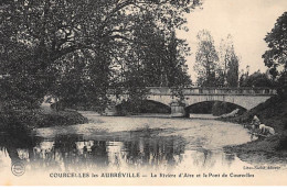 COURCELLES Les AUBREVILLE : La Riviere D'aire Et Le Pont De Courcelles - Tres Bon Etat - Sonstige & Ohne Zuordnung