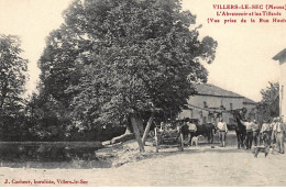 VILLERS-le-SEC : L'abreuvoir Et Les Tilleuls (vue Prise De La Rue Haute) - Tres Bon Etat - Andere & Zonder Classificatie