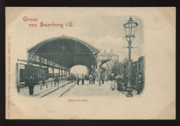 57 - SARREBOURG - TRAIN EN  GARE DE CHEMIN DE FER - Sarrebourg