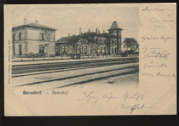 57 - BENSDORF - LA GARE DE CHEMIN DE FER - Andere & Zonder Classificatie