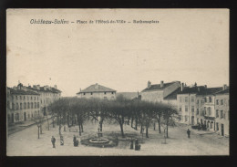 57 - CHATEAU-SALINS - PLACE DE L'HOTEL DE VILLE - CAFE DE LORRAINE - Chateau Salins