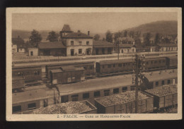 57 - FALCK - GARE DE CHEMIN DE FER DE HARGARTEN-FALCK - TRAINS - Andere & Zonder Classificatie