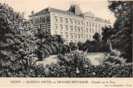 VICHY : Queens Hotel Et Grande-bretagne Facade Sur Le Parc - Tres Bon Etat - Vichy