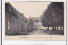 TERMINIERS : Rue De La Poste Et Place De L'eglise - Tres Bon Etat - Autres & Non Classés