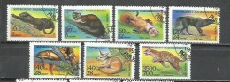 2830E- SERIE COMPLETA TANZANIA ÁFRICA 1994 Nº 1352/1358 FAUNA SALVAJE, ANIMALES SALVAJES - Tansania (1964-...)