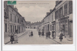 CHATEAUNEUF-en-THYMERAIS : Vue Prise Rue De Chartres - Tres Bon Etat - Châteauneuf