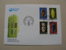 Faröre FDC Insekten 1995 - Faroe Islands