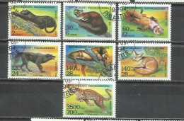 2830H- SERIE COMPLETA TANZANIA ÁFRICA 1994 Nº 1352/1358 FAUNA SALVAJE, ANIMALES SALVAJES - Tansania (1964-...)