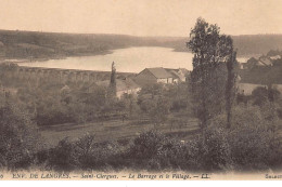 SAINT-CIERGUES : Le Barrage Et Le Village - Tres Bon Etat - Other & Unclassified