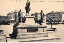 AJACCIO : Monument De Napolon 1er Et Hotel De France - Tres Bon Etat - Ajaccio