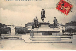 AJACCIO : Statue De Napoleon Et Ses Quatre Freres - Etat - Ajaccio