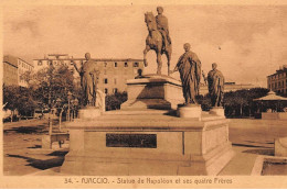 AJACCIO : Statue De Napoleon Et Ses Quatre Freres - Etat - Ajaccio