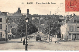 LAON : Vue Prise De La Gare - Etat - Laon