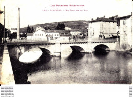 09 . Ariège  : Saint Girons . Le Pont Sur Le Lez  . - Saint Girons