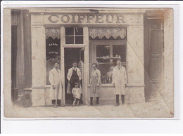 A LOCALISER : Carte Photo D'un Salon De Coiffure (coiffeur) - état - Foto's