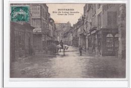 MONTARGIS : Rue De Loing Inodée Crue De 1910 - Tres Bon Etat - Montargis