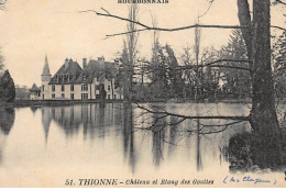 THIONNE : Chateau Et Etang Des Gouttes - Tres Bon Etat - Autres & Non Classés