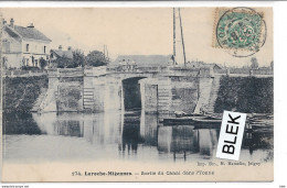 89 . Yonne :   Laroche Migennes : Sortie Du Canal  Dans L ' Yonne . - Migennes