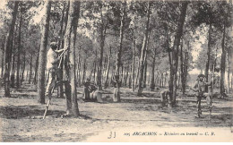 ARCACHON - Résiniers Au Travail - Très Bon état - Arcachon