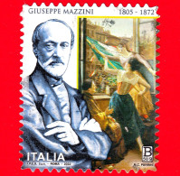 ITALIA - Usato - 2022 - 150 Anni Della Morte Di Giuseppe Mazzini – Ritratto - B 50 G - 2021-...: Usati