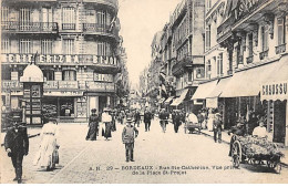 BORDEAUX - Rue Sainte Catherine, Vue Prise De La Place Saint Projet - Très Bon état - Bordeaux