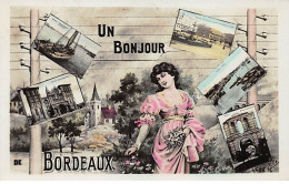 Un Bonjour De BORDEAUX - Très Bon état - Bordeaux