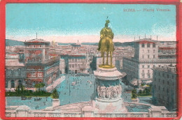 Postcard Italy Rome Piazza Venezia - Otros Monumentos Y Edificios