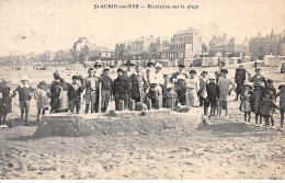 SAINT AUBIN SUR MER - Récréation Sur La Plage - Très Bon état - Saint Aubin