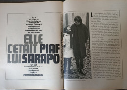 Edith PIAF - Theo Sarapo, Article Paris Match 1970 - Leur Rencontre, Leur Mort, Le Cimetière Père Lachaise - Testi Generali