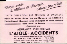 BUVARD  - Assurance Chirurgicale L'AIGLE ACCIDENTS - PARIS (9ème) - Other & Unclassified