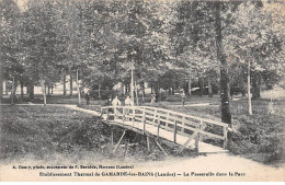 Etablissement Thermal De GAMARDE LES BAINS - La Passerelle Dans Le Parc - Très Bon état - Other & Unclassified