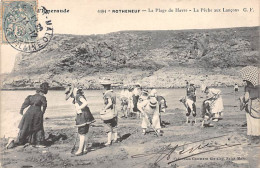 ROTHENEUF - La Plage Du Havre - La Pêche Aux Lançons - Très Bon état - Rotheneuf