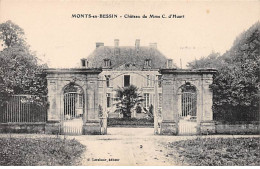 MONTS EN BESSIN - Château De Mme C. D'Huart - Très Bon état - Other & Unclassified