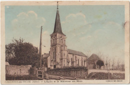 VARENNES-sur-TECHE - Eglise Et Le Monument Aux Morts - Autres & Non Classés