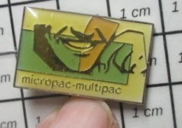 912E Pin's Pins / Beau Et Rare / MARQUES / BOUCHE SOURIRE Micropac-multipac - Trademarks
