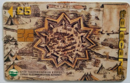 Hungary 5 Pounds Chip Card - The Siege Of Nicosia By The Turks In 1570 - Hungría