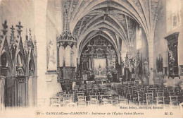 CADILLAC SUR GARONNE - Intérieur De L'Eglise Saint Martin - Très Bon état - Cadillac