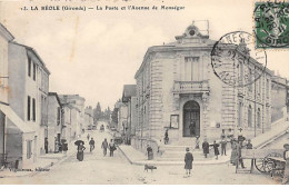 LA REOLE - La Poste Et L'Avenue De Monségur - Très Bon état - La Réole