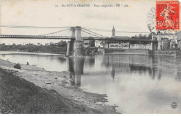 SAINTE FOY LA GRANDE - Pont Suspendu - Très Bon état - Autres & Non Classés