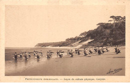 ARCACHON - Le Moulleau - Préventorium Armaingaud - Leçon De Culture Physique, Garçons - Très Bon état - Arcachon